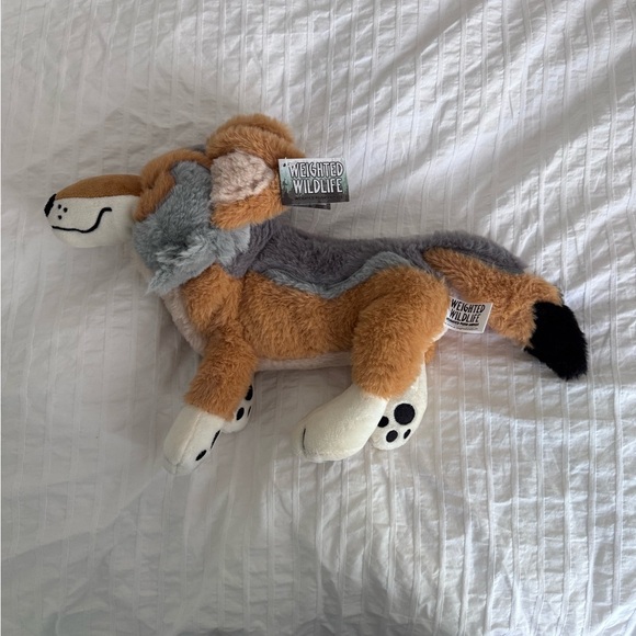 Adorable Weighted Coyote Plush – NWT Comfort Toy & Collectible - Picture 1 of 6